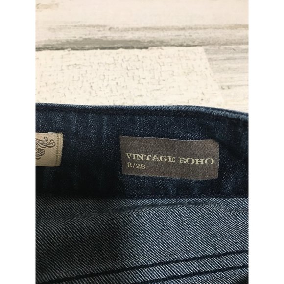 Nine West Vintage America Collection Vintage BoHo capri jeans size 8/29 - Picture 4 of 8